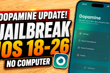 How to Jailbreak iOS 18–26 Without PC | Dopamine Update