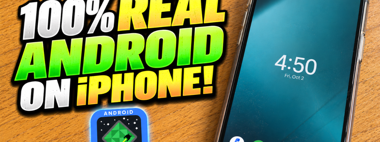 How to Install REAL Android on iPhone & iPad — No Jailbreak!